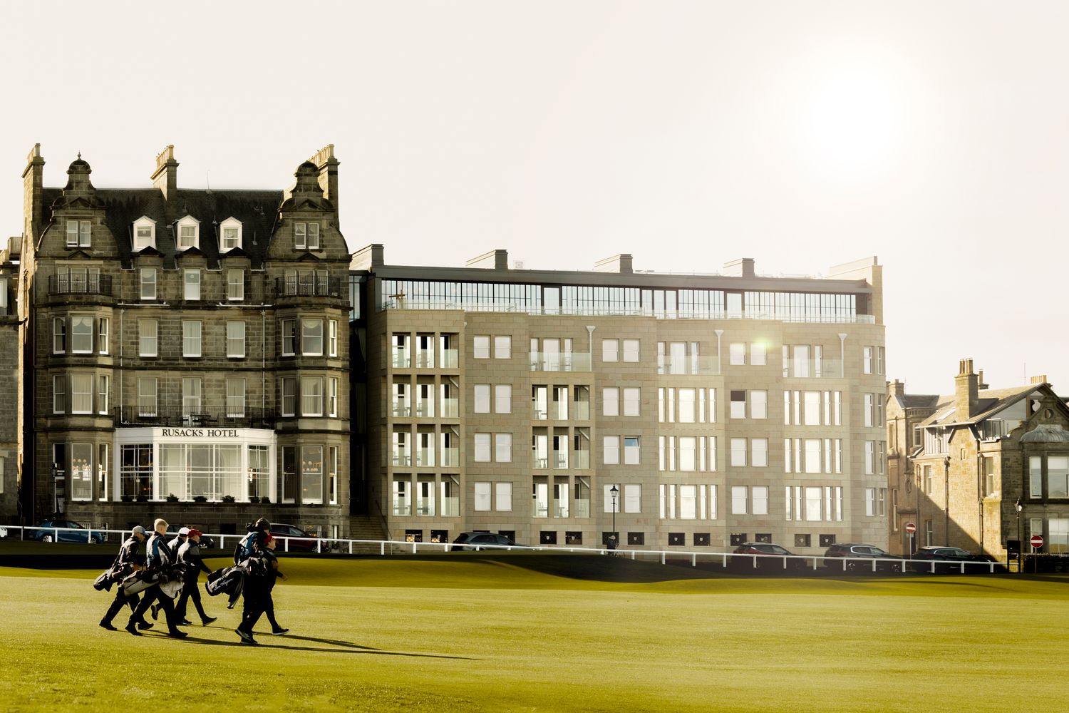 Rusacks Hotel overlooking St. Andrews Old Course